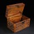 Chinese Vintage Huanghuali Wood Carved Treasure Box – Lattice & Floral Motif For Sale - Image 3 of 9