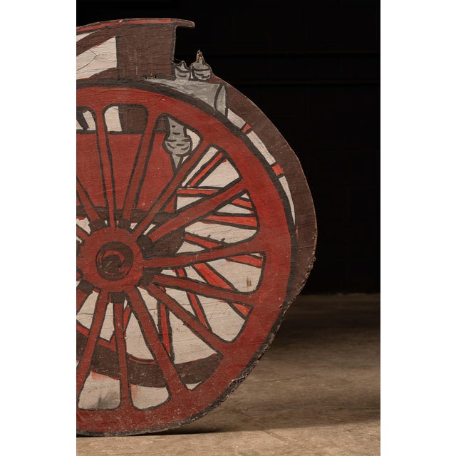 Wooden Antique Motor Carriage Sign For Sale In Chicago - Image 6 of 6