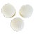 1970s Frosted Glass Scallop Shell Wall Lights - Set of Three For Sale
