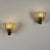Murano Crystal Sconces with Suspended Gold Leaf Particles by E. Barovier for Erco, 1940s, Set of 2 For Sale - Image 3 of 18