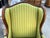 Ralph Lauren-Style French Bergere Chair W/Green Wool Fabric For Sale - Image 4 of 10