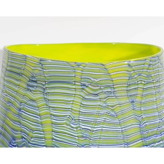 2001 Art Glass Vase Signed by Artist Rod Sounik For Sale - Image 4 of 7