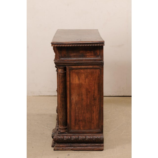 Early 19th C. Cabinet W/ Pilaster Side Posts For Sale In Atlanta - Image 6 of 11