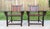 Excellent vintage exotic hardwood handmade armchair pair. Both chairs are solid and completely functional. Outstanding...