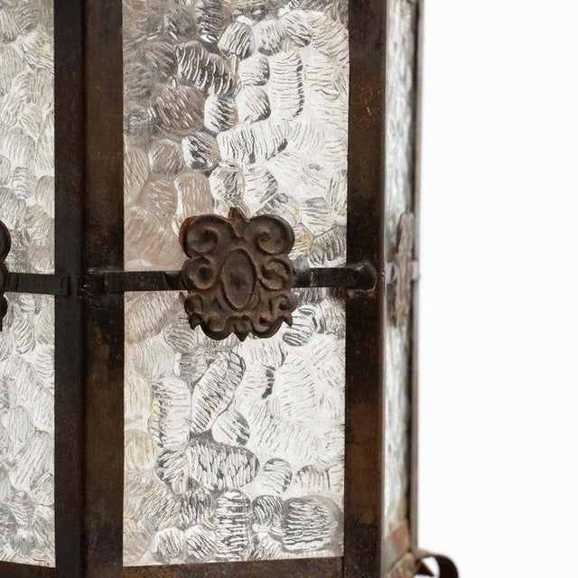 Vintage Metal Pendant Lamp, 1950 For Sale - Image 6 of 15