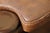 Brown 1970s Sculptural Brown Leather Sofa With Solid Wood Frame, Modernist Postmodern Lounge Couch Design For Sale - Image 8 of 18
