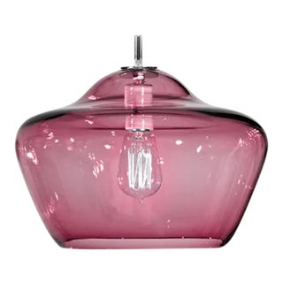 Aura Pendant Light from the Versuvius Collection in Rose Quartz For Sale