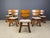 Vintage Brutalist Dining Chairs, 1960s, Set of 5 For Sale - Image 10 of 12