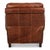 Animal Skin English Club Leather Recliner in Chestnut Brown For Sale - Image 7 of 11