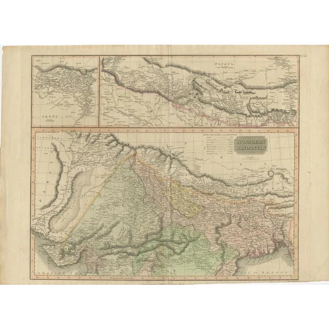 Large Northern Hindostan Map by J. Thomson, 1817 For Sale - Image 9 of 9