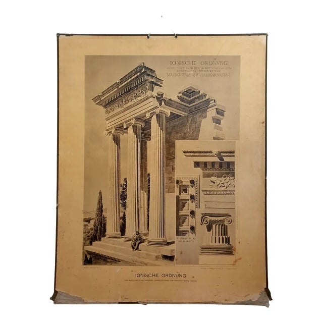 Sinsel & Co, Ionic Order, 1897, Collotype Print For Sale