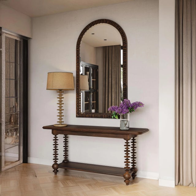 Expertly handcrafted from solid mahogany, it features beautifully turned bobbin legs—a classic design detail that dates...