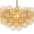 Regina Andrew Bubbles Chandelier, Natural Brass with Amber Glass For Sale In Detroit - Image 6 of 9