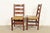 Gustav Stickley Antique Mission Oak Arts & Crafts Ladder Back Dining Chairs, Pair For Sale In South Bend - Image 6 of 10