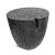 Ebony Gumdrop Acacia Wood Cane Print Stool For Sale - Image 4 of 9