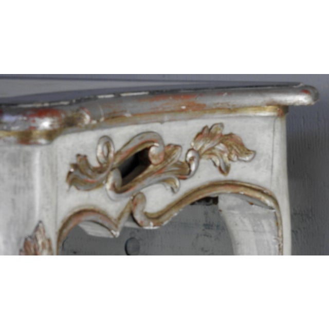 Wood 19th Century Italian Hand-Painted Console Table For Sale - Image 7 of 10
