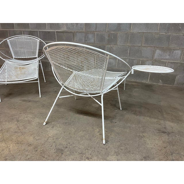 Pair Vintage Maurizio Tempestini for Saulterini “Radar” Lounge Chair With Drink Table., Attributed For Sale - Image 12 of 12