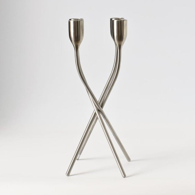 Stainless Steel Candleholder by Claus Jensen & Henrik Holbaek for Eva Solo, 2000s For Sale - Image 6 of 8