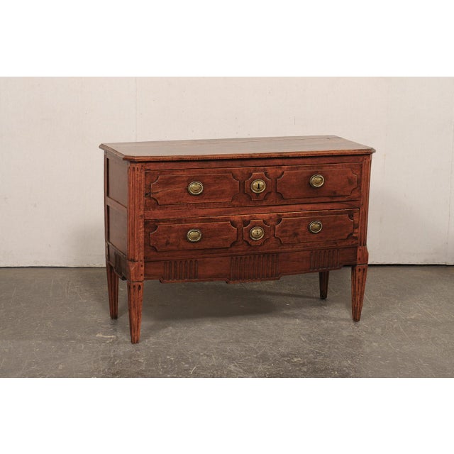 18th Century 18th C. French Carved Walnut Commode For Sale - Image 5 of 14