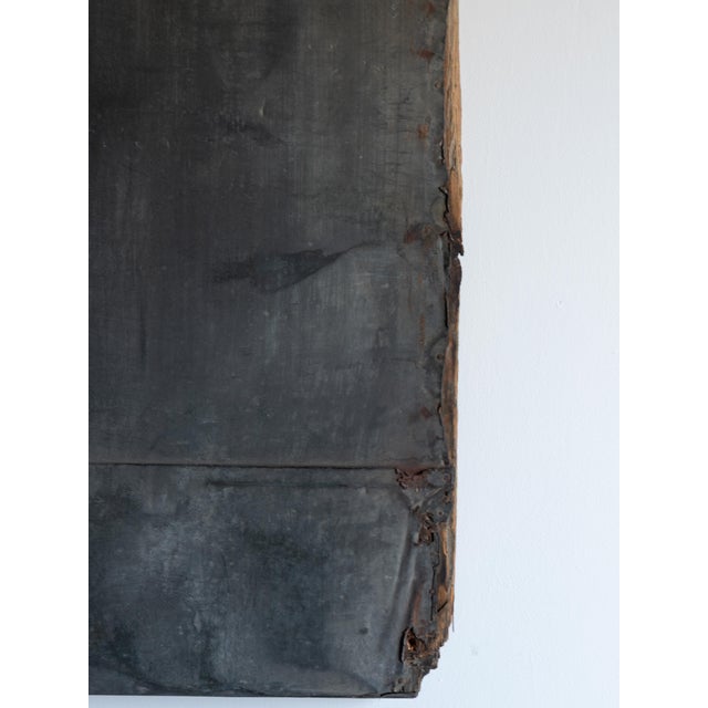 Japanese Antique Tin Door "Wall Decoration" 1860s-1900s / Wabi Sabi For Sale - Image 13 of 14
