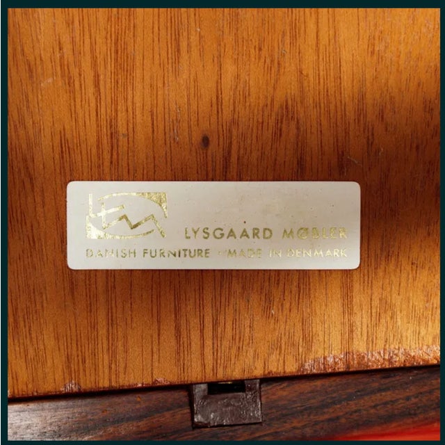 Black Corner Desk from Lysgaard Mobler, Denmark, 1960s For Sale - Image 8 of 9