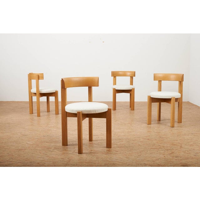 Chairs in Oak Frame, 1960, Set of 4 For Sale - Image 13 of 13