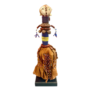 African Beaded Baggara Figure