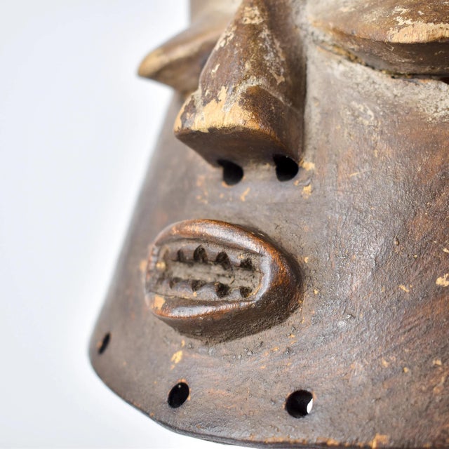 Early 20th Century Pende Mini Helmet Mask For Sale - Image 13 of 15
