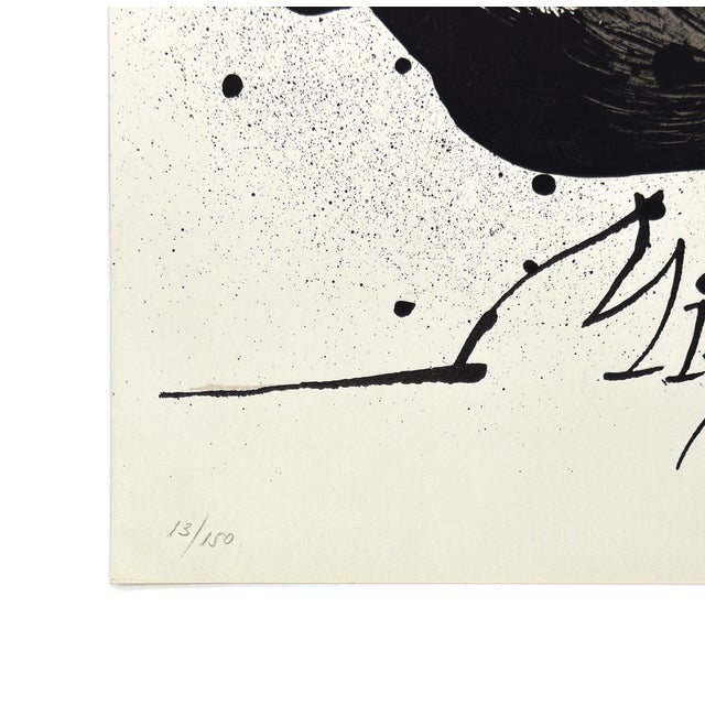 Joan Miró Joan Miró, Homenatge a Joan Prats, Mourlot 852 (Hand Signed Lithograph), 1972 For Sale - Image 4 of 4