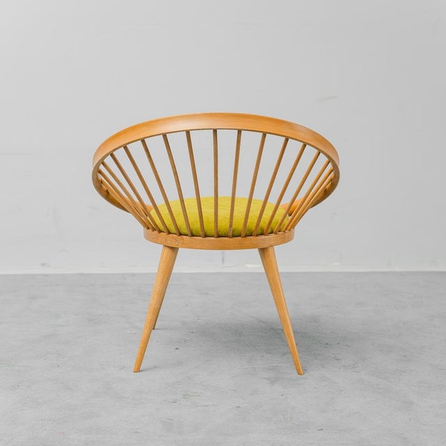 1960s Circular Wooden Armchair, 1960s For Sale - Image 5 of 8
