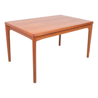 Extendable Dining Table by Henning Kjærnulf for Vejle Stølefabrik, 1960s For Sale