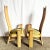 Vintage Boho Coastal Sculpted Rattan High Back Dining Arm Chairs - Set of 4 For Sale - Image 4 of 10