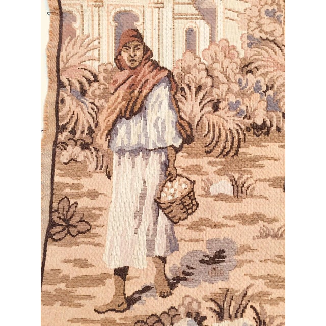 19th Century Moorish Architecture Scene Tapestry For Sale - Image 10 of 12