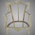 Rococo Rococo Painted Vintage Arm Chair Painted Finish For Sale - Image 3 of 8