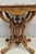 Late 19th Century Antique Eastlake Victorian Carved Walnut Marble Top Parlor Lamp Side Table For Sale - Image 5 of 14