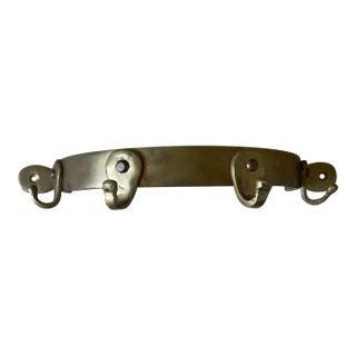Early 20th C. Bronze and Copper Half Circle Pot Rack c.1900-1940 For Sale