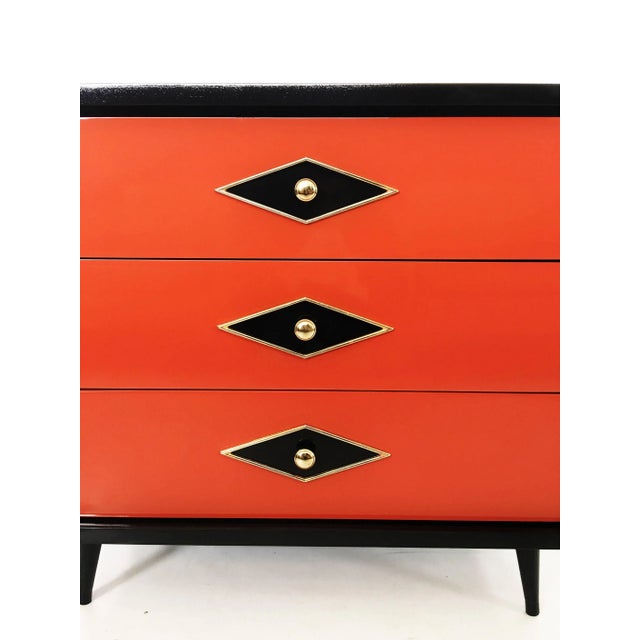 Neoclassical Neoclassical Lacquered Chests or Commodes - a Pair For Sale - Image 3 of 10