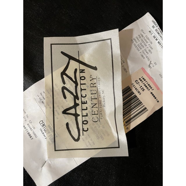 Black Contemporary Sleigh Style Wood Daybed by Century Furniture, Cazzy Collection For Sale - Image 8 of 12