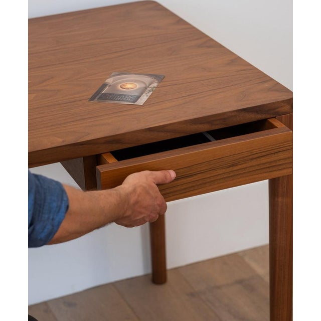 Not Yet Made - Made To Order Minimalist Modern Work Desk in Walnut by Pedro Sotomayor For Sale - Image 5 of 14