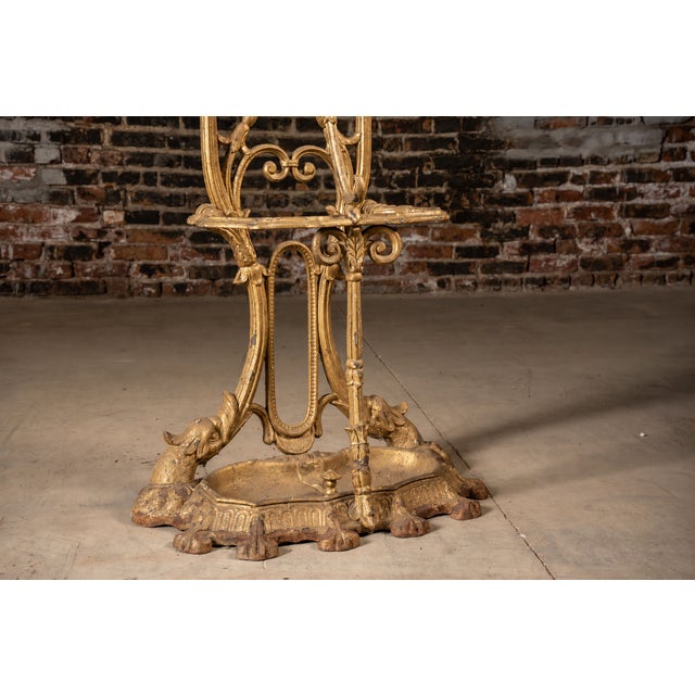 Late 19th Century Ornate Cast Iron Hall Tree For Sale In Chicago - Image 6 of 8