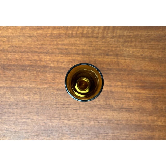 Mid-Century Modern Diabolo Glass Vase from Riihimäki Lasi, 1960s For Sale - Image 11 of 15