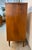 Mid 20th Century Modern Four Drawer Walnut Highboy Dresser For Sale - Image 4 of 14