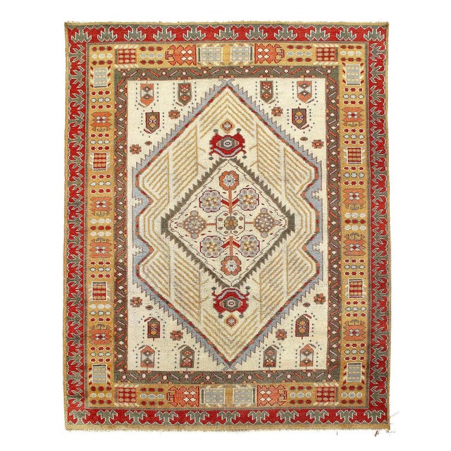 Fine Hand Knotted Sultanabad Design For Sale In Washington DC - Image 6 of 6