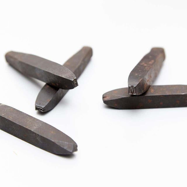 Adrian, Abstract Sculpture, Iron and Wood, 2017 For Sale - Image 14 of 17