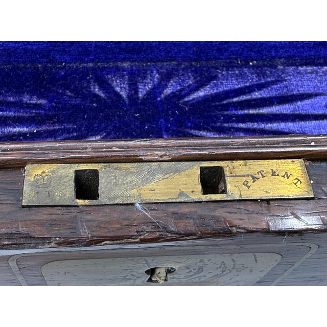 19th Century Rosewood Vanity Box w/Sterling Silver Accents Likely John Gough For Sale In Palm Springs - Image 6 of 18