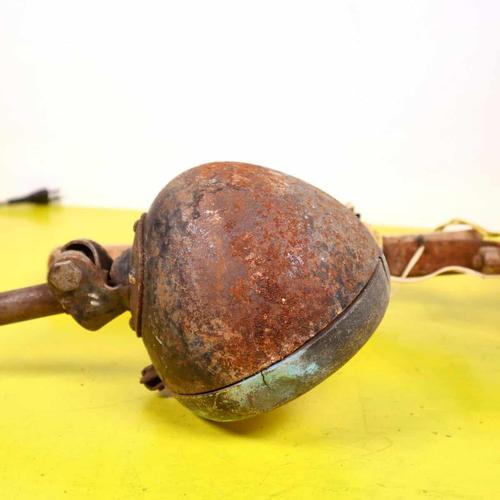 Vintage Metal Work Lamps For Sale - Image 12 of 13