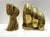 Polished Bronze Fingers/Hands Sculpture - 2 Piece Set For Sale - Image 4 of 7
