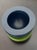 Ettore Sottsass Ettore Sottsass "Basilico Compote 141" in Indigo Blue & Cedar Green for MaruTomi, 1997 For Sale - Image 4 of 5