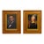Vintage Abraham Lincoln & Andrew Jackson Presidential Portrait Plaques – Framed Americana Wall Art Pair Reproduction For Sale