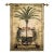Sunset Palm Loom Woven Tapestry - 132 X 88 Cm (4'4" X 2'11") - Requires Rod Size 2 For Sale